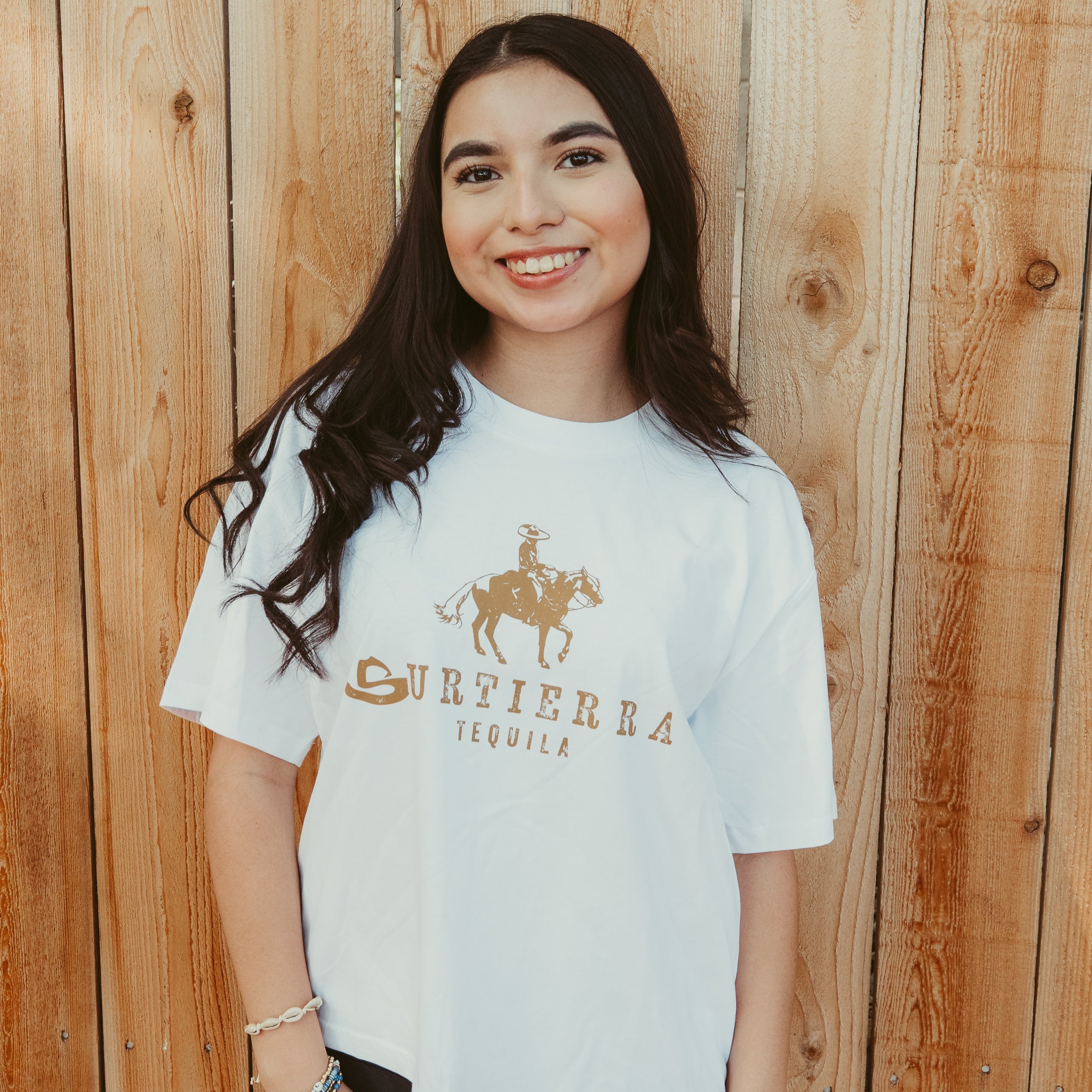 SURTIERRA BOXY CROP T-SHIRT