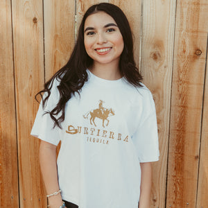 SURTIERRA BOXY CROP T-SHIRT