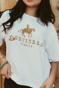 SURTIERRA BOXY CROP T-SHIRT