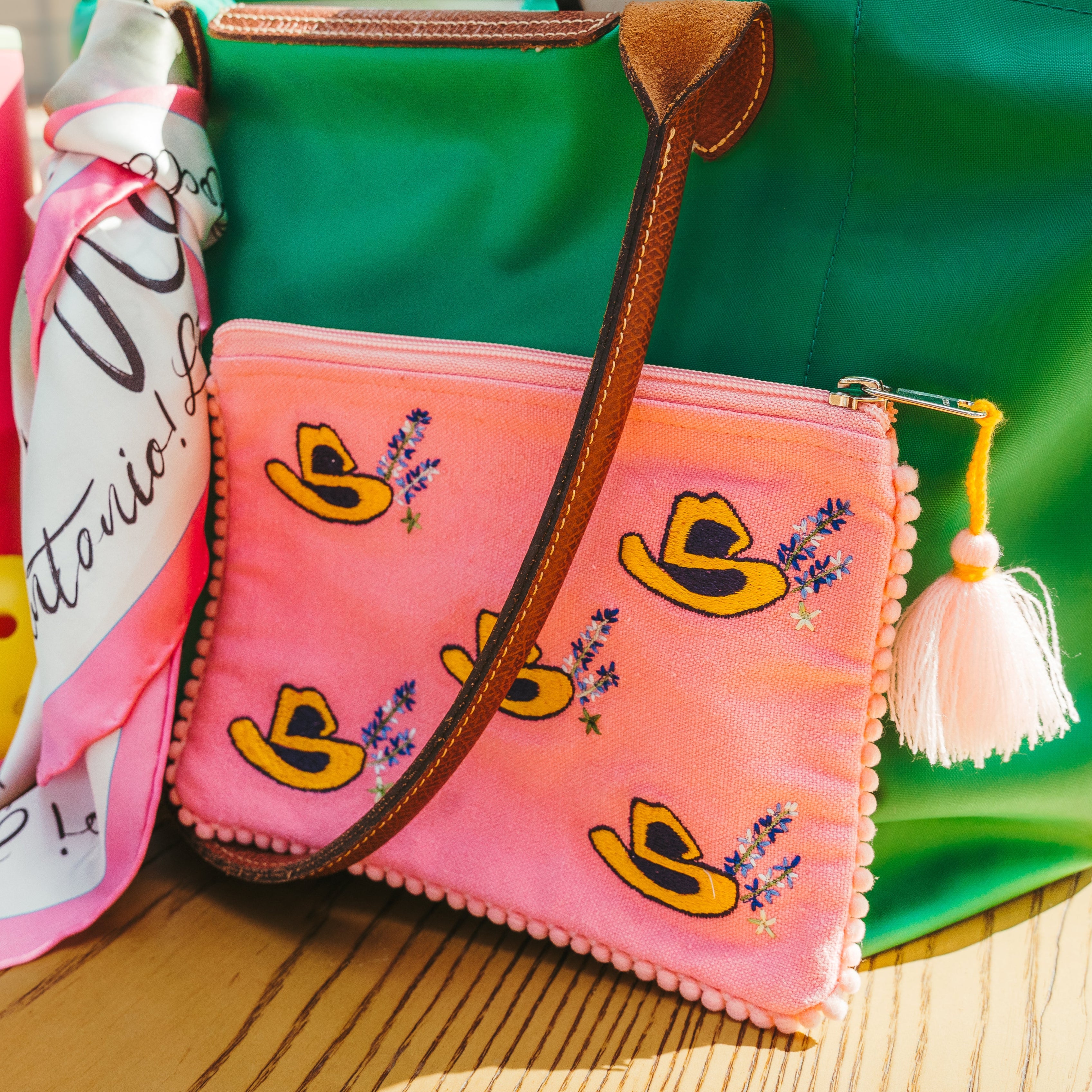 KARMA LIVING ZIPPER POUCH