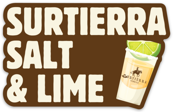 SURTIERRA SALT & LIME STICKER