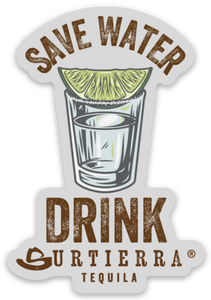 SAVE WATER DRINK SURTIERRA STICKER