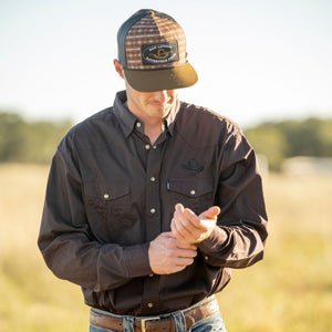 HOOEY BROWN DOS SOL BUTTON DOWN