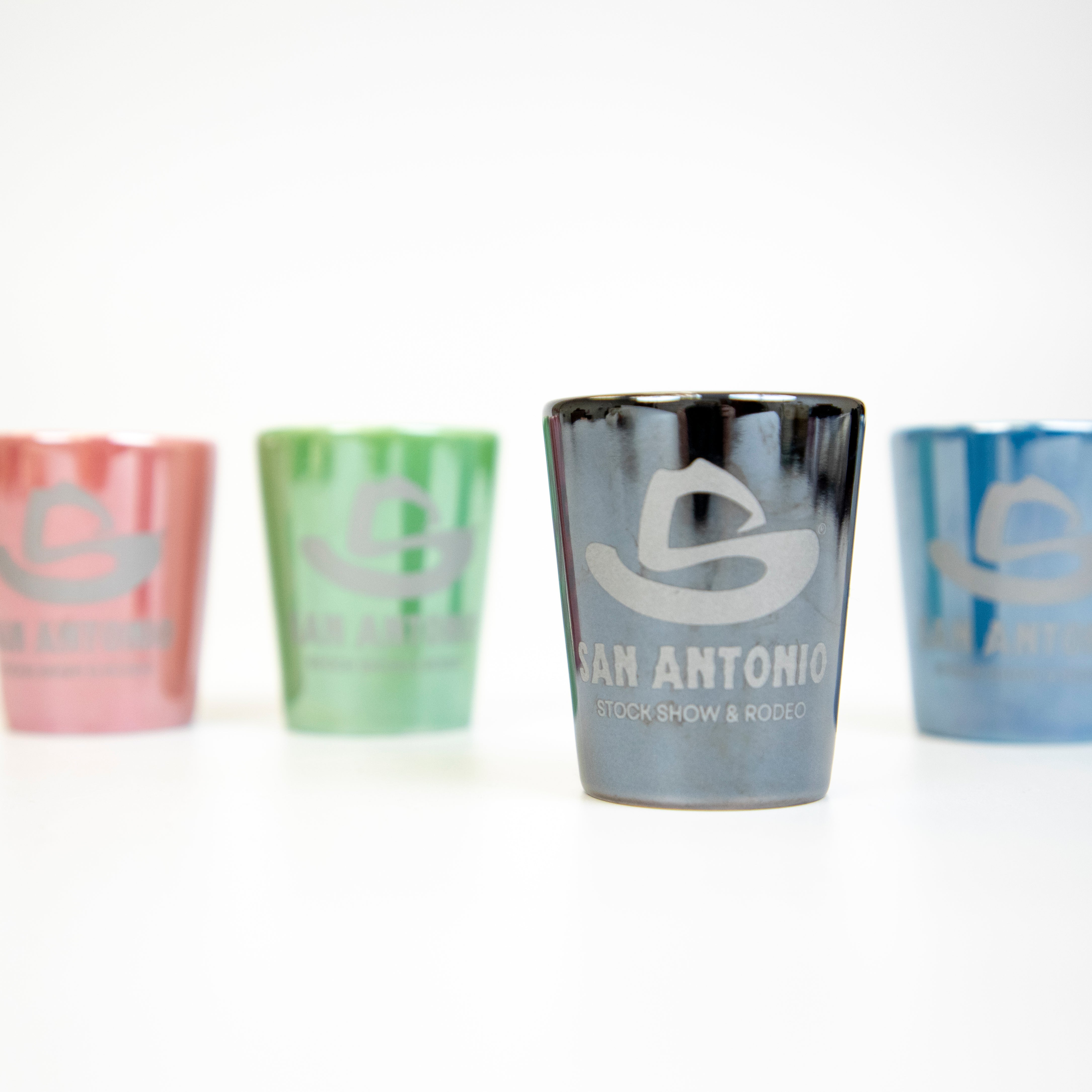 METALLIC SHOT GLASS