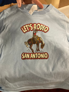 VINTAGE LETS RODEO BRONC CHILDRENS LONG SLEEVE