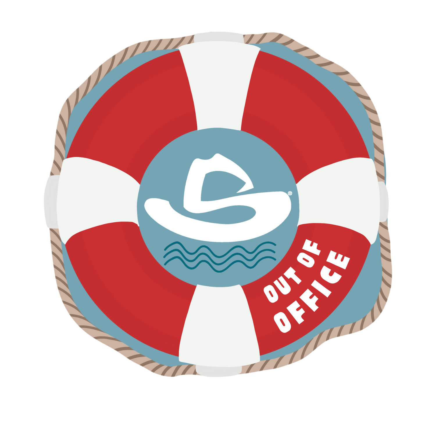 OUT OF OFFICE STICKER