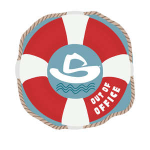 OUT OF OFFICE STICKER