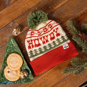 HOWDY HOLIDAYS POM BEANIE