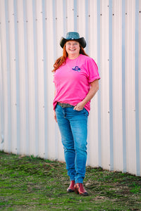 75TH ANNIVERSARY PINK BOOTS T-SHIRT